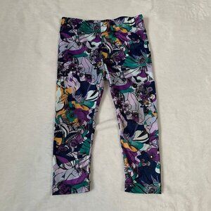 5/$25 Nike bold dark florals skinny stretch workout yoga pilates sports leggings